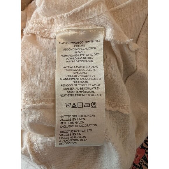 Free People Rosebud Cuff Button-Up Top Boho Peasant Cottagecore SMALL - Picture 8 of 8